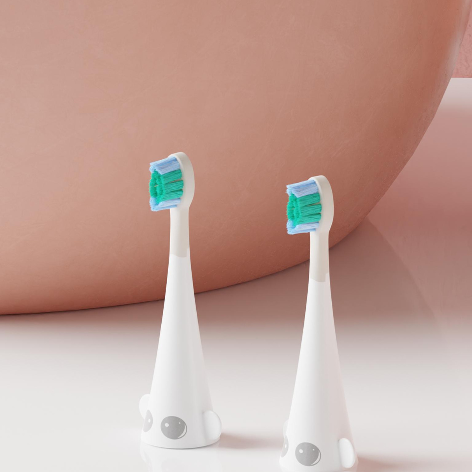 premiere brosse à dents électrique pour enfant sonique neopulse neokids avec tête de rechange